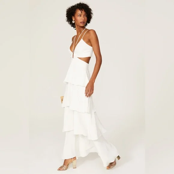 NWT | Revolve x Line & Dot | Sonia Maxi Dress | Sz XS - Picture 3 of 9